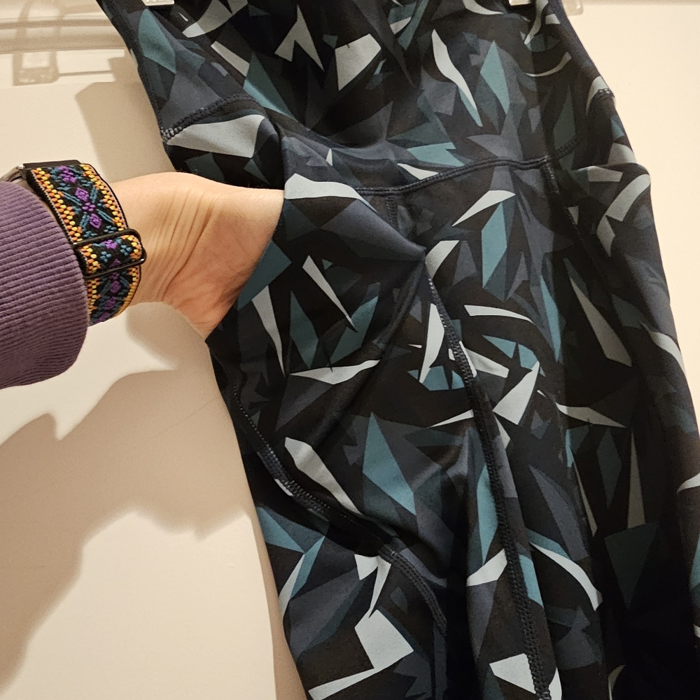 Senita Luxe Pace Leggings Kaleidoscope Blue - Picture 5 of 15